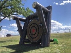 Inflatable Axe Throwing